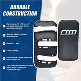 MMA Kick Boxing Pad Strike Shield &ndash; Muay Thai Focus Punching Pad Training Gear - Front View
