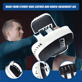 MMA Kick Boxing Pad Strike Shield &ndash; Muay Thai Focus Punching Pad Training Gear - Top-Down View