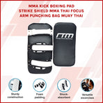 MMA Kick Boxing Pad Strike Shield &ndash; Muay Thai Focus Punching Pad Training Gear
