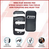 MMA Kick Boxing Pad Strike Shield &ndash; Muay Thai Focus Punching Pad Training Gear - 45-Degree Angle