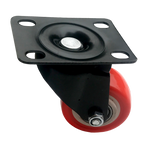 8 x 2" Polyurethane Castor Wheels - Swivel and 4 with brake