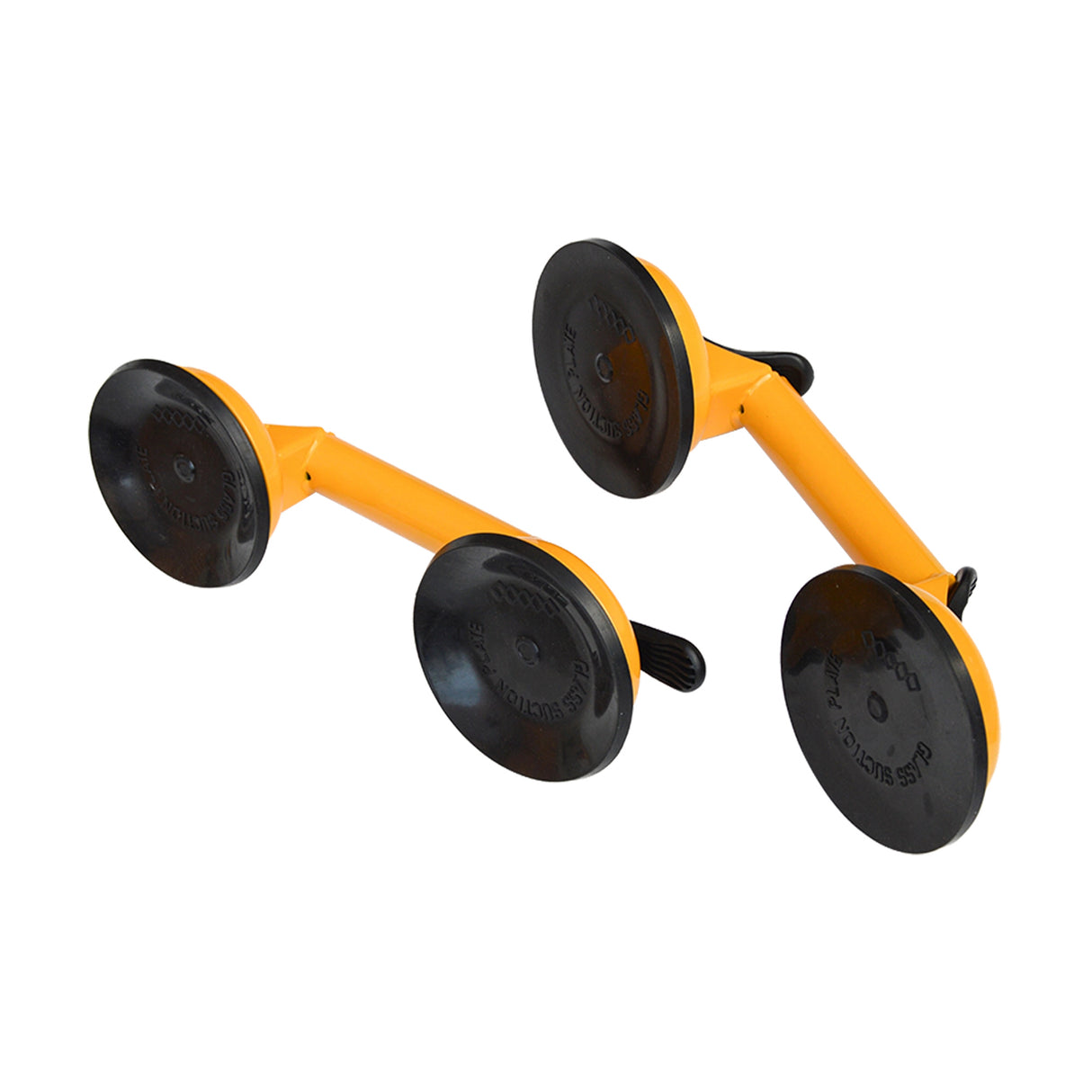 2x 100kg Aluminum Alloy Double Locking Suction Cup Glazer Glass Sucker Lifter