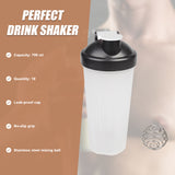 10x 700ml Protein Shaker Bottles &ndash; Gym Supplement Blender Mixer Shake Cups - Extra Image