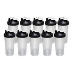 10x 700ml Protein Shaker Bottles &ndash; Gym Supplement Blender Mixer Shake Cups