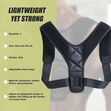 Posture Corrector Clavicle Support Back Straightener Shoulder Brace Strap - Low Angle