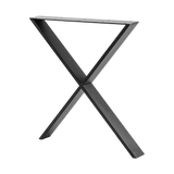 X Shaped Table Bench Desk Legs Retro Industrial Design Fully Welded