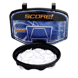 Hamper Basketball Laundry Hoop Hanging Clothes Basket Storage Kids Fun Door Bag - Top-Down View