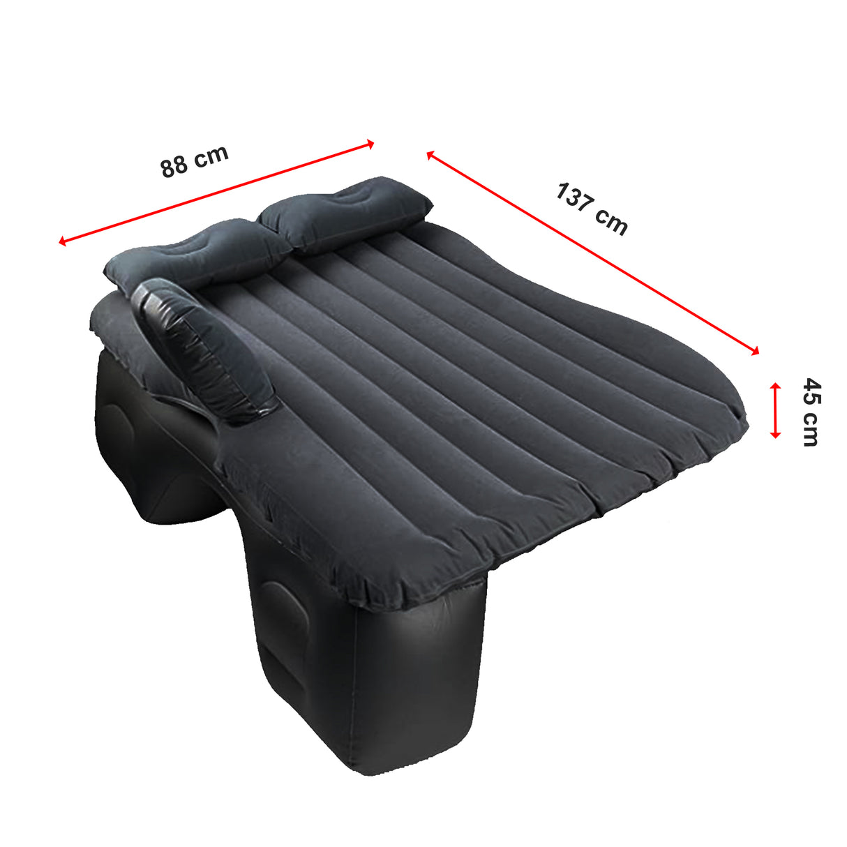Inflatable Car Back Seat Mattress &ndash; Portable Travel Air Bed for Camping & Sleeping