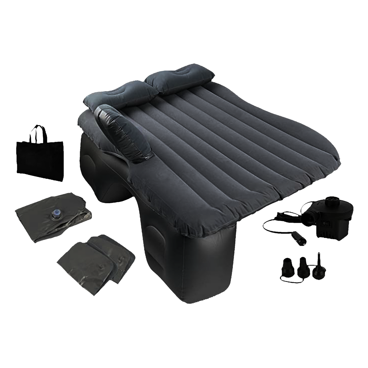 Inflatable Car Back Seat Mattress &ndash; Portable Travel Air Bed for Camping & Sleeping
