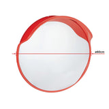 60cm Round Convex Mirror Blind Spot Safety Traffic Driveway Shop Wide Angle - Extra Image