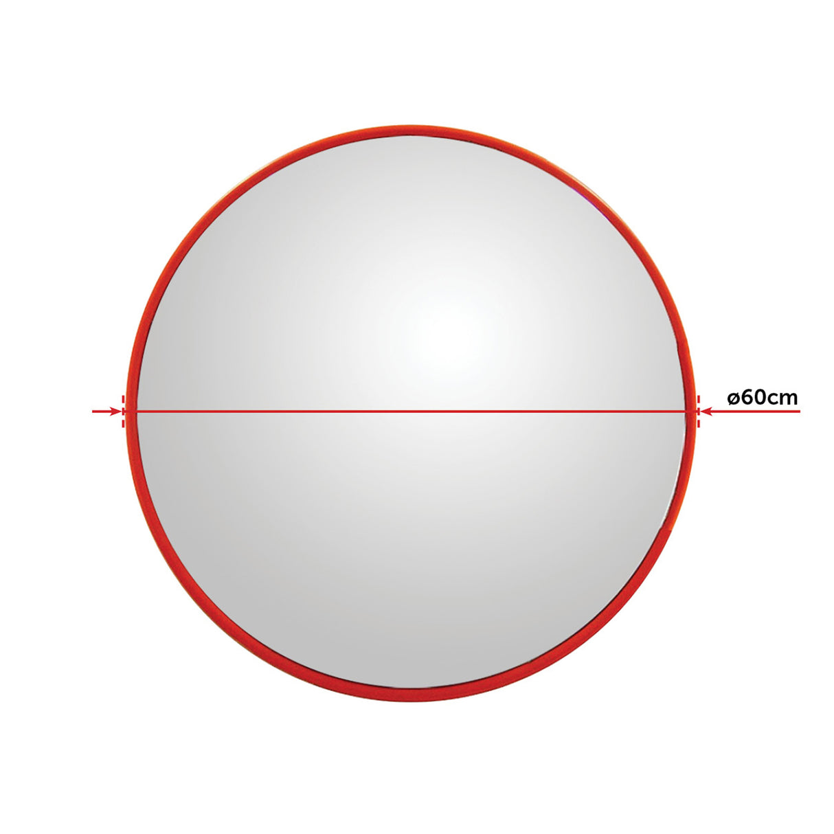 60cm Wide Angle Security Curved Convex Road Safety Mirror Traffic Driveway