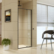 Adjustable Semi Frameless Shower Screen (74~82) x 195cm Australian Safety Glass