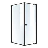 Semi Frameless Shower Screen (74~82)x 195cm & (98~101)x 195cm Side AS/NZS Glass - Top-Down View