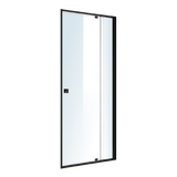 Adjustable Semi Frameless Shower Screen (82~90) x 195cm Australian Safety Glass - Top-Down View