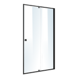 Adjustable Semi Frameless Shower Screen (114~122) x 195cm Australian Safety Glass - Top-Down View