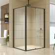 Semi Frameless Shower Screen (114~122)x 195cm & (98~101)x195cm Side AS/NZS Glass