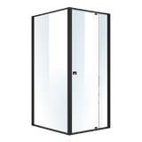 Semi Frameless Shower Screen (82~90)x 195cm & (98~101)x 195cm Side AS/NZS Glass - Side View