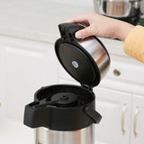 Air Pot for Tea Coffee 5L Pump Action Insulated Airpot Flask Drink Dispenser - Front View