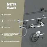 4 Piece Towel Bar Set Bath Accessories Bathroom Hardware
