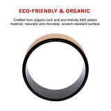 Yoga Pilates Wheel Cork Circle Prop Back Chest Hips Abdomen Stretch Roller - Extra Image