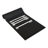 Professional Rubber Home Pub Bar Darts Mat - Top-Down View