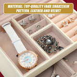 Jewellery Storage Box Girls Rings Necklaces Display Organiser Storage Case