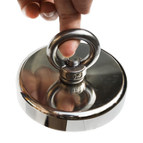 400Kg Salvage Strong Recovery Magnet Neodymium Hook Treasure Hunting Fishing