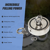 700Kg Salvage Strong Recovery Magnet Neodymium Hook Treasure Hunting Fishing - Extra Image