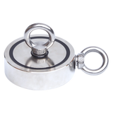 700Kg Salvage Strong Recovery Magnet Neodymium Hook Treasure Hunting Fishing - Rear View