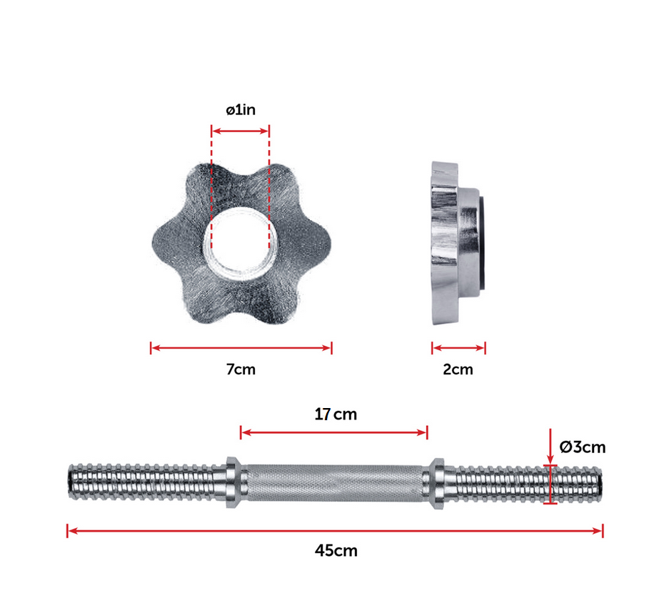 35KG Dumbbell Adjustable Weight Set