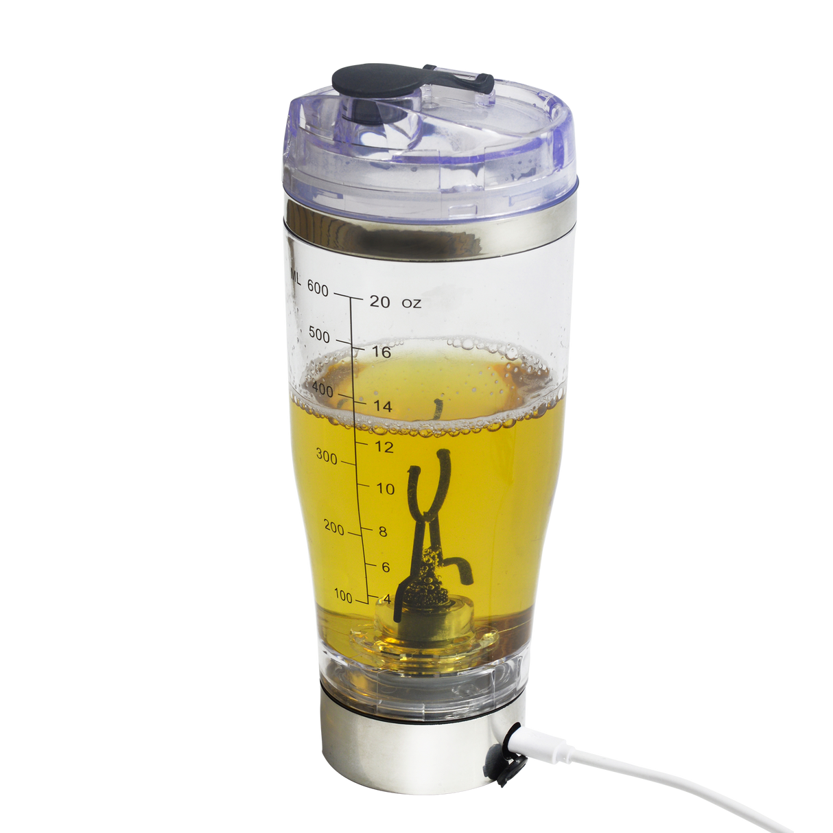 600ml Electric Smart Portable Blender Protein Shaker Bottle Cup
