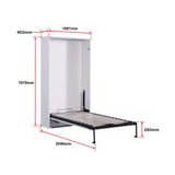 Palermo Single Size Wall Bed Diamond Edition