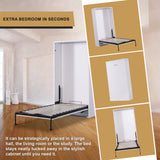 Palermo Single Size Wall Bed Diamond Edition - Close-Up Angle