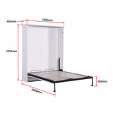Palermo Double Size Wall Bed Diamond Edition - Extra Image