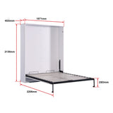 Palermo Queen Size Wall Bed Diamond Edition - Extra Image