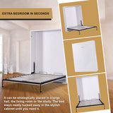Palermo Queen Size Wall Bed Diamond Edition - Close-Up Angle
