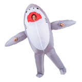 Shark Inflatable Costume - Rear View
