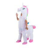 Giant Unicorn Inflatable Costume - Top-Down View