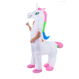Giant Unicorn Inflatable Costume - Close-Up Angle