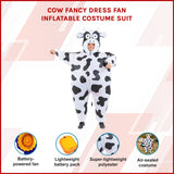 Cow Inflatable Costume - Front View