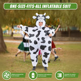 Cow Inflatable Costume - Low Angle
