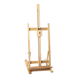 Tabletop Easel Wood Studio H-Frame Artist Art Display Painting Shop Tripod Stand Wedding - Top-Down View
