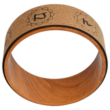 Yoga Pilates Wheel Cork Circle Prop Back Chest Hips Abdomen Stretch Roller