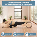 Yoga Pilates Wheel Cork Circle Prop Back Chest Hips Abdomen Stretch Roller
