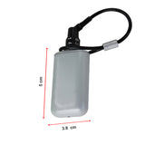 Lock Box Preset Combination Portable Key Safe with 6 in. Cable Lanyard - Low Angle