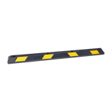 180cm Heavy Duty Rubber Curb Parking Guide Wheel Driveway Stopper Reflective Yellow - 45-Degree Angle