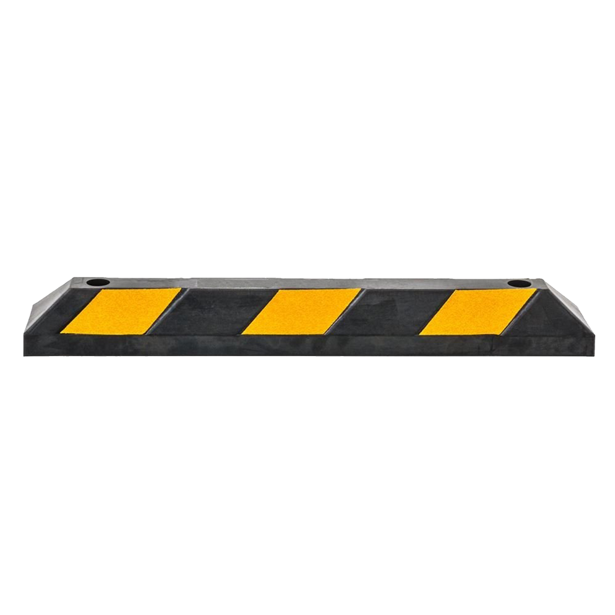 90cm Heavy Duty Rubber Curb Parking Guide Wheel Driveway Stopper Reflective Yellow