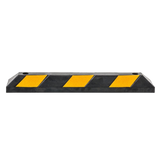 90cm Heavy Duty Rubber Curb Parking Guide Wheel Driveway Stopper Reflective Yellow