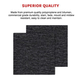 5m2 Box of Premium Carpet Tiles Commercial Domestic Office Heavy Use Flooring Charcoal - Low Angle