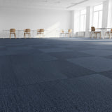 5m2 Box of Premium Carpet Tiles Commercial Domestic Office Heavy Use Flooring Blue